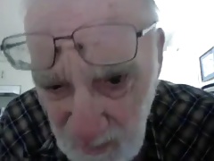 grandpa stroke on webcam