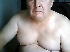 grandpa stroke on webcam