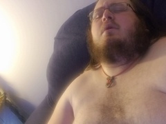 Jacking off, otter, big guy