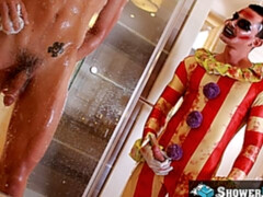 Quick clown anal with Ethan Slade and Cameron Boyd