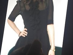 Cum tribute to my friend in Black dress
