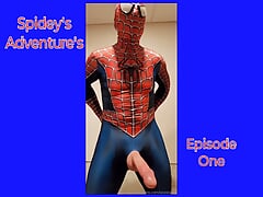 Cosplay Spiderman's BIG COCK and BIG CUMSHOT Spidey's Adventures Episode 1
