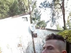 Ambling nude and spurting around my palace