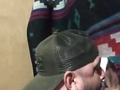 Married regular stops by to fuck the pussy mouth