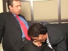 2 suits making love