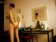 Bare Culo At Home In The Evening