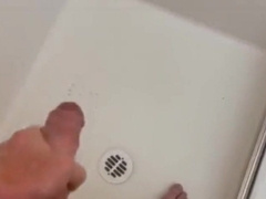 Desi fellow masterbating in shower monstrous fuck-stick