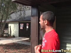 Caboose Drilled by Big Black Cock: A Hot Interracial Amateur Masturbation