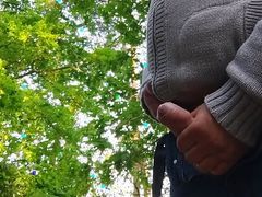 Public Wank in the Woods