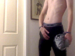 Amateur twink, abs, teen pov