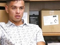 Thief getting fucked by black security guard