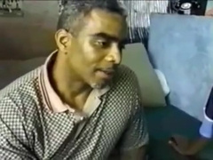 Black older Dad. Daddy fucks black boy, creamy face