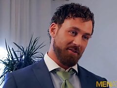 MENATPLAY Men In Suits Damon Heart And Logan Moore Ass Breed