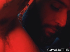 Muscular Tony D Angelo hard banged blindfolded Rocky Vallarta in the shadow