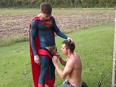 This superman has a thing for hunky gardeners