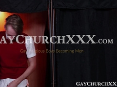 Lustful Matthew Steel gets punished in the ass by priest Matthew Steels big black coc