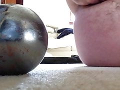 Balls of steel... up my asshole. Fist squeeze stretch gape