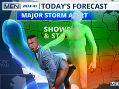 Gay Weatherman's backstage action - Adrian Hart & Chris Damned
