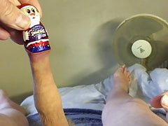 Saturday foreskin stretch session with 17 items