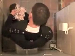 Fabulous male in amazing handjob, uniform homosexual sex video