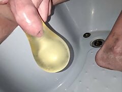 pee in condom