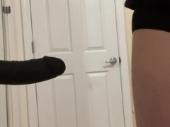 Bony man rails BIG BLACK COCK plaything