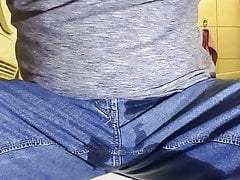 pee in jeans