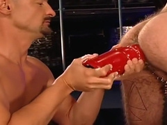 Has His Wazoo Stretched By His Chap With Rik Jammer