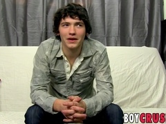 Naughty Josh Bensan pleasures his tight rear end while indulging in a satisfying solo session