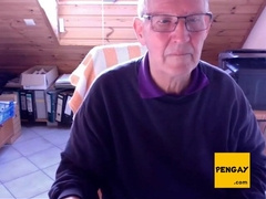 74-Year-Old German Silver Daddy Cums Hard 2