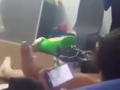 Watch my friend cumming while he's watching porn 11