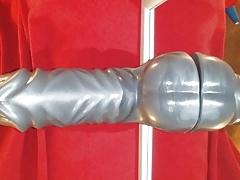 Prostate Milking with huge dildo in Chastity - NO CUMSHOT