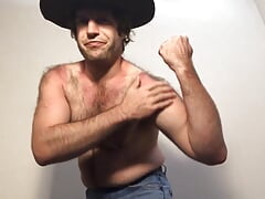 Cowboy Gives Sunburnt Body Gay JOI PREVIEW