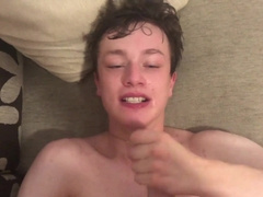 Barebuck plowing and facial cumshot for Alex!