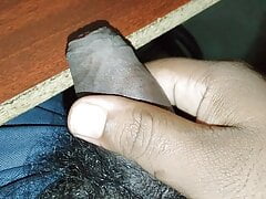 Indian Guy Jerking at Home