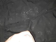 Cum on cumstained boxershorts