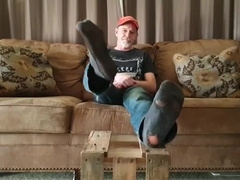 Rank worn socks - Sweaty soles - Beer bottle sitting