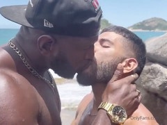 Hot sex session by the sea