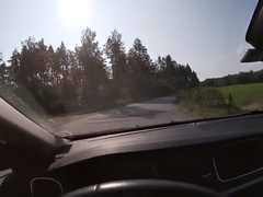 Male Driving Naked And Masturbating In Full Daylight