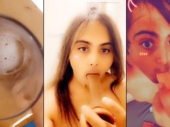 Super naughty femboy Eddie Glaze doing some jizm munching in this compilation