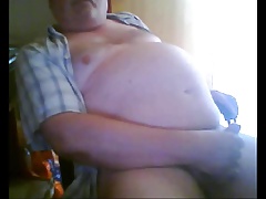 grandpa cum on cam