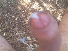 Uncut cock Cum no hand