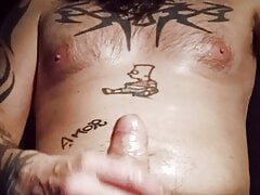 Filthy talk, I blow my load in your tight hole.