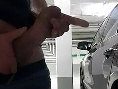 In the underground car park