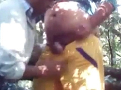 Bear fucks ass in woods