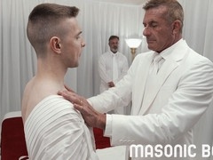 MasonicBoys DILF Adam Snow seduces cute excited twink