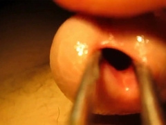 Urethral sounding and stretching with cumshot 6