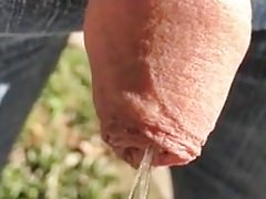 uncut cock unleashing piss