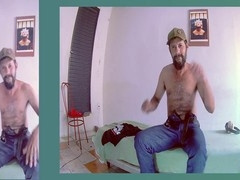 Real-life videos featuring a middle-aged guy with an average build