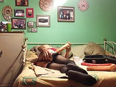 Big dildo and deep